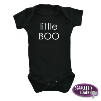 Baby Grow - Black - Little Boo