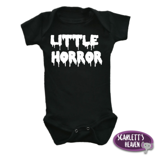 Baby Grow - Black - Little Horror