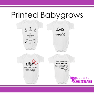 Printed Baby Grows