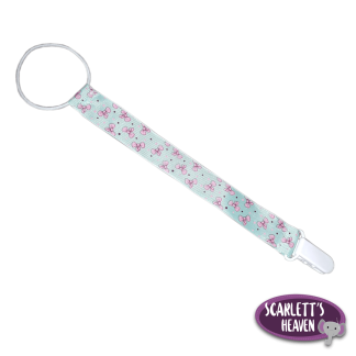Dummy Clip - Light Blue With Bows