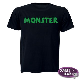 T-Shirt - Monster - Black